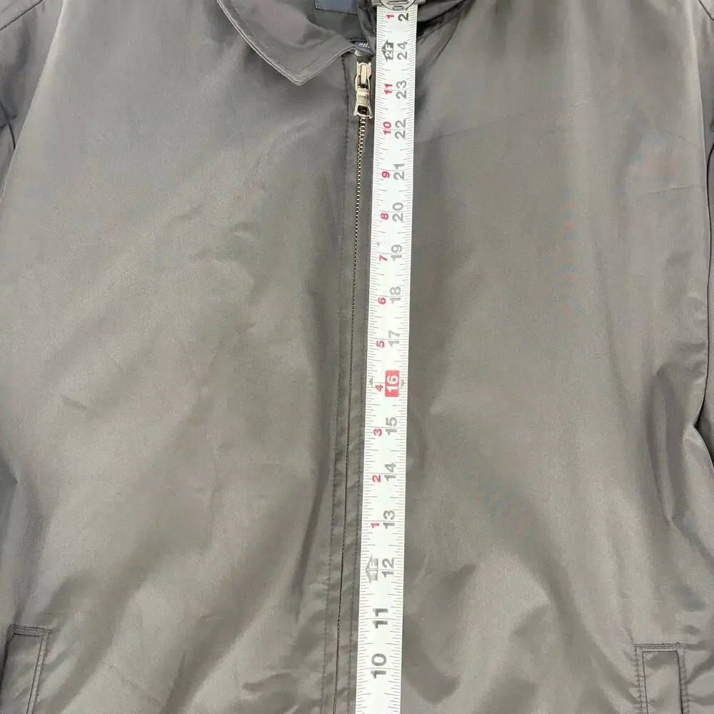 Banana Republic Men's Black Harrington Zip Jacket L 🖤
